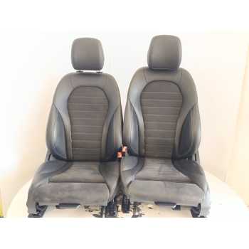 JUEGO ASIENTOS COMPLETO CUERO/ALCANTARA ELECTRICOS 5 PUERTAS