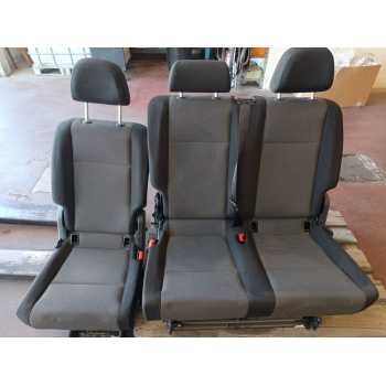 ASIENTOS TRASEROS TELA MANUALES 3 PLAZAS