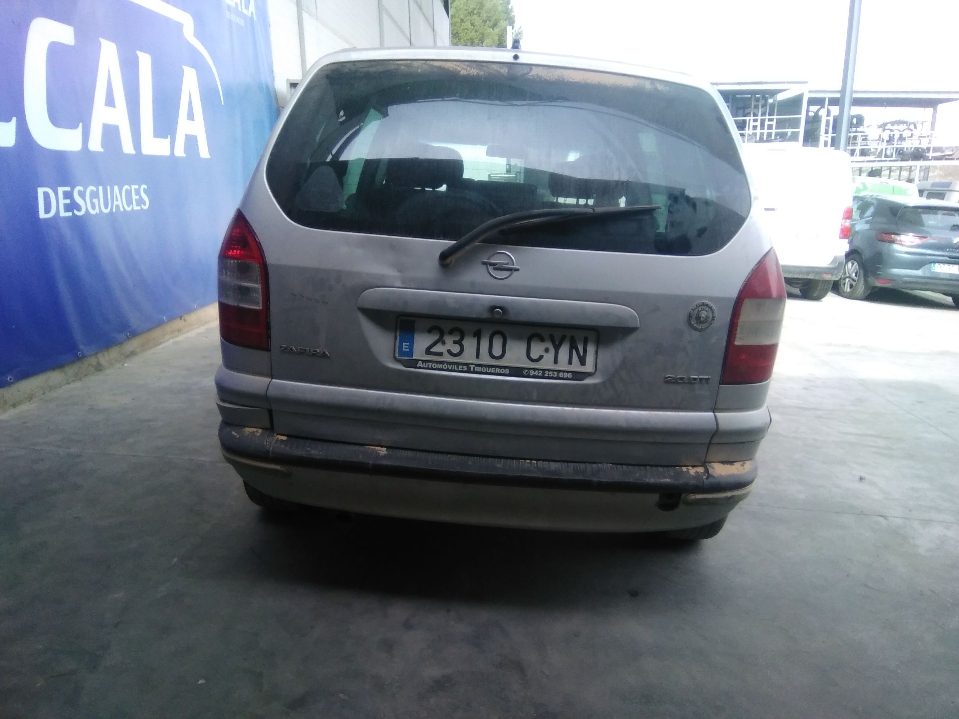 Recambio de amortiguadores maletero porton para opel zafira a 2.0 dti